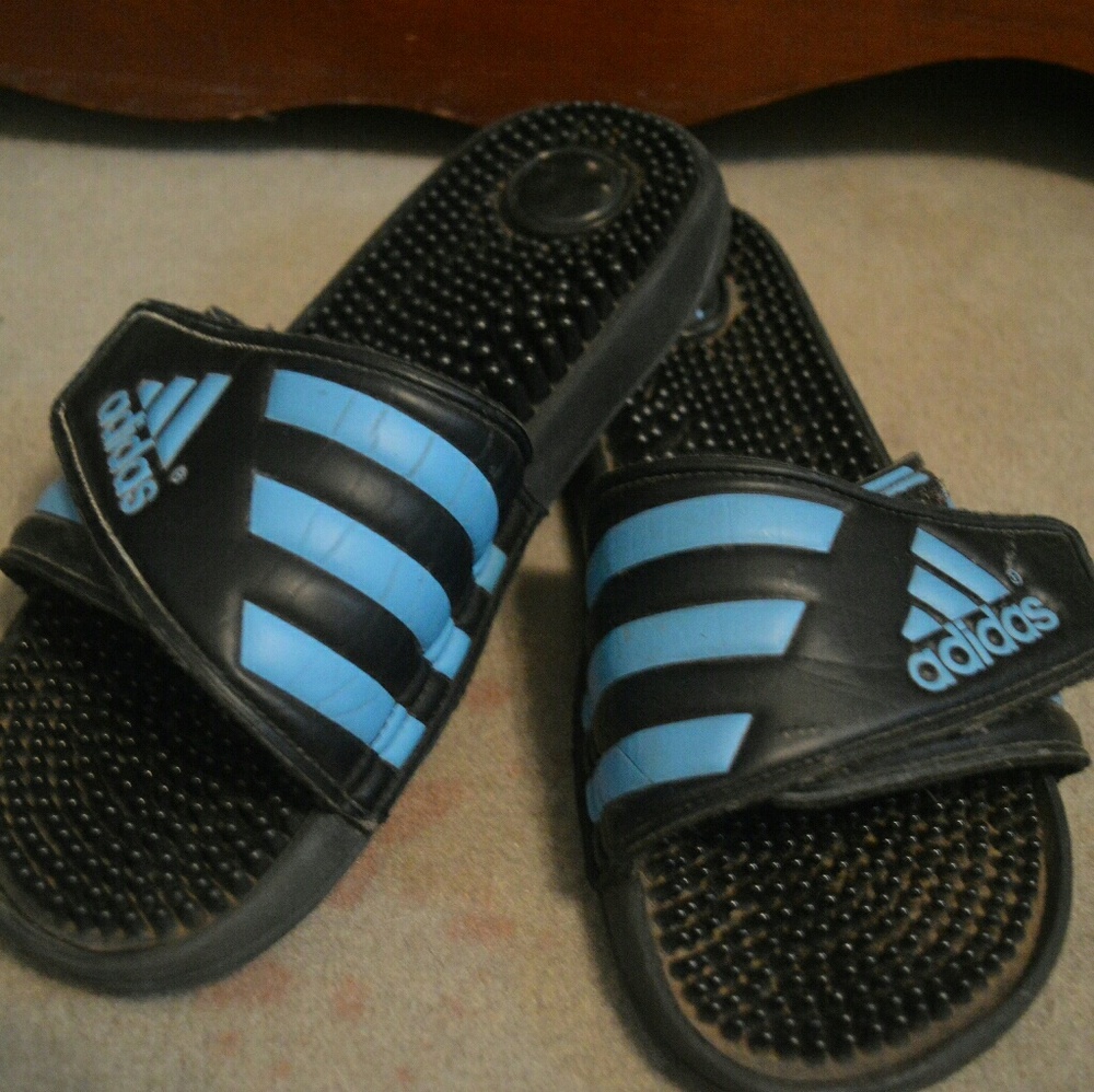 Adidas slip on slides
